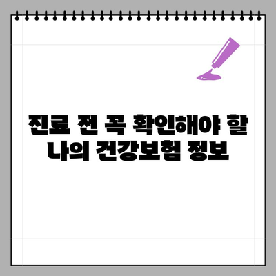 5월 20일부터 병원 진료, 신분증 필수 지참! | 진료 전 확인해야 할 사항 | 건강보험, 의료기관, 진료 절차