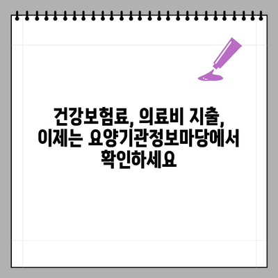 요양기관정보마당 연간 지급내역 통보서 조회 방법| 간편하게 확인하세요 | 요양급여, 건강보험, 의료비