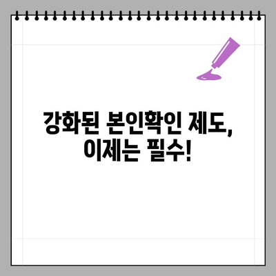 요양기관 본인확인 강화제도 시행 안내| 주요 변경 사항 및 준비 가이드 | 요양기관, 본인확인, 강화, 시행, 안내, 가이드