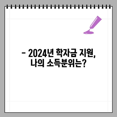 2024년 학자금 지원구간, 소득 기준으로 확인하고 지원받자! | 학자금 지원, 소득분위, 경곗값, 확인 방법