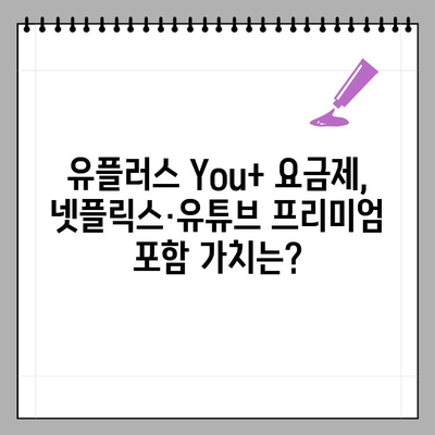 You+ 요금제 후기| 유튜브 프리미엄, 넷플릭스 포함된 가치는? | 통신사, 요금제 비교, 가성비