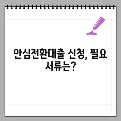 안심전환대출, 나에게 맞는 조건은? | 금리 비교, 신청 자격, 필요 서류, 성공 전략