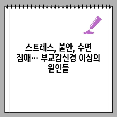 부교감신경 이상 증상, 원인과 치료 방법| 당신의 몸이 보내는 신호를 이해하세요 | 부교감신경, 자율신경, 건강, 질병