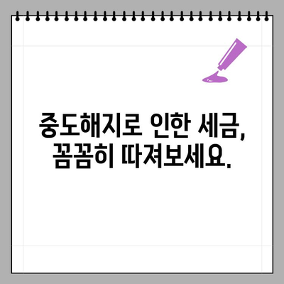 소득공제 금융상품 중도해지, 추징세액 계산 및 환급 방법 | 소득공제, 금융상품, 중도해지, 세금