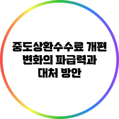 중도상환수수료 개편: 변화의 파급력과 대처 방안